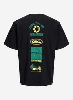 Jack Jones Graphic Print Crew Neck T-Shirt  - Image 2