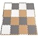 Angels Soft Foam Baby Play Mats Tiles 32 pcs Set covers over 46x46 Playmat Multi Use Create Build A Safe Area Interlocking Jigsaw Puzzle eva NonToxic Floor for Toddler Infant Kids Toy Room Yard - Image 3