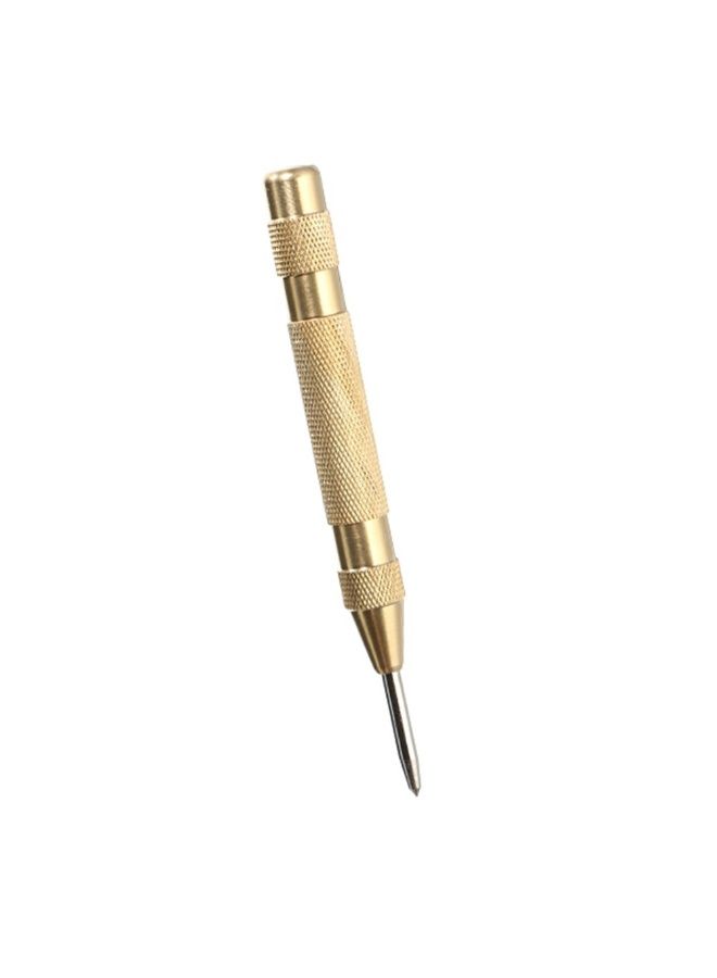 NIBEMINENT Automatic Center Pin Punch Tool Gold/Silver 13centimeter - Image 2