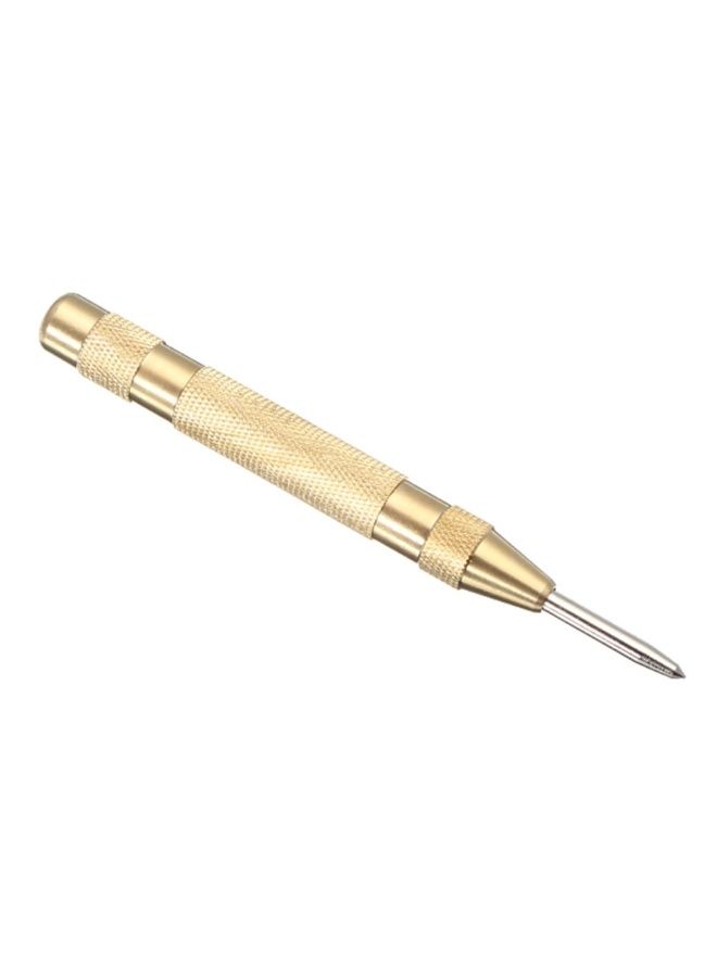 NIBEMINENT Automatic Center Pin Punch Tool Gold/Silver 13centimeter - Image 4