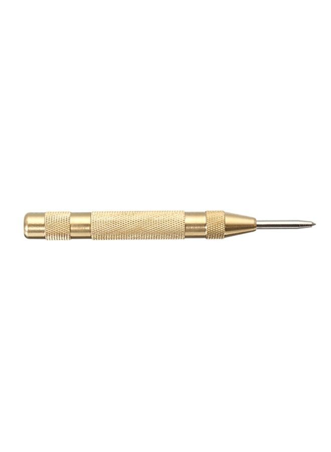 NIBEMINENT Automatic Center Pin Punch Tool Gold/Silver 13centimeter - Image 3