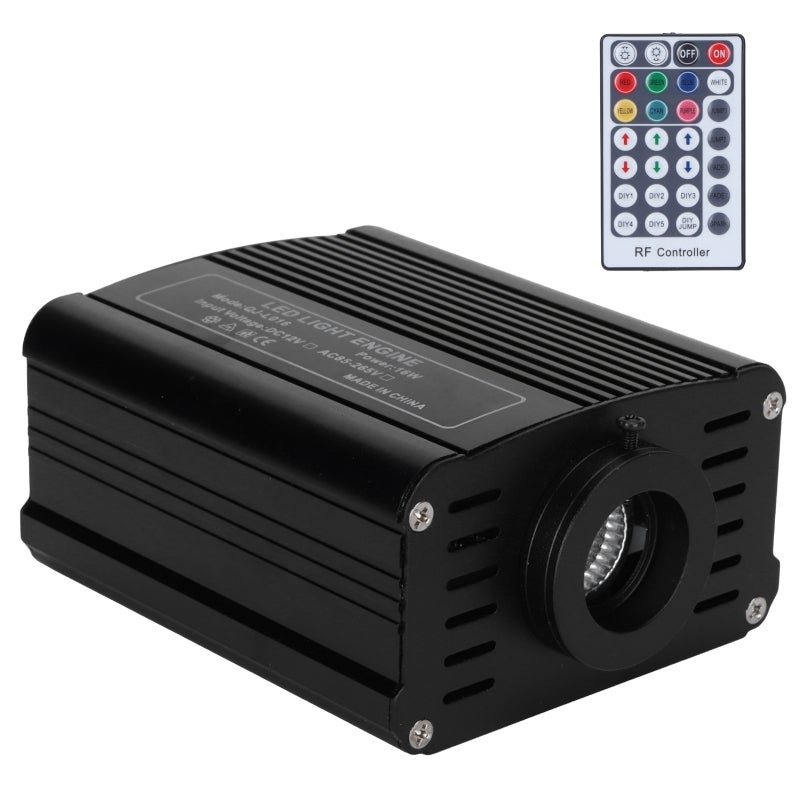 RGBW Light Engine: 28-Key RF Remote Control Sound Activated RGBW Light Source With 17 Static Colors Dynamic Modes For Home Car Ambient Mood Lighting - Image 2