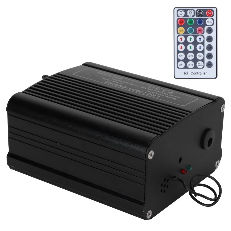 RGBW Light Engine: 28-Key RF Remote Control Sound Activated RGBW Light Source With 17 Static Colors Dynamic Modes For Home Car Ambient Mood Lighting - Image 4