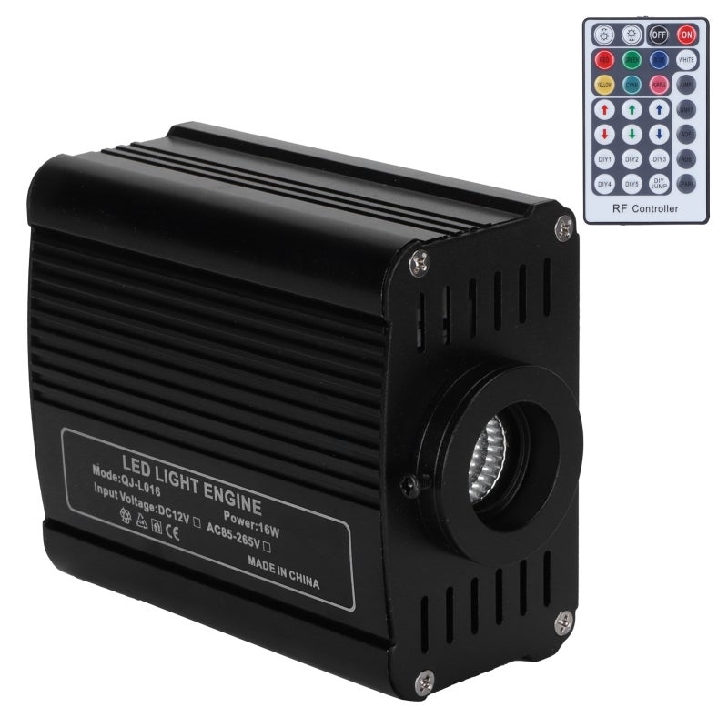 RGBW Light Engine: 28-Key RF Remote Control Sound Activated RGBW Light Source With 17 Static Colors Dynamic Modes For Home Car Ambient Mood Lighting - Image 5