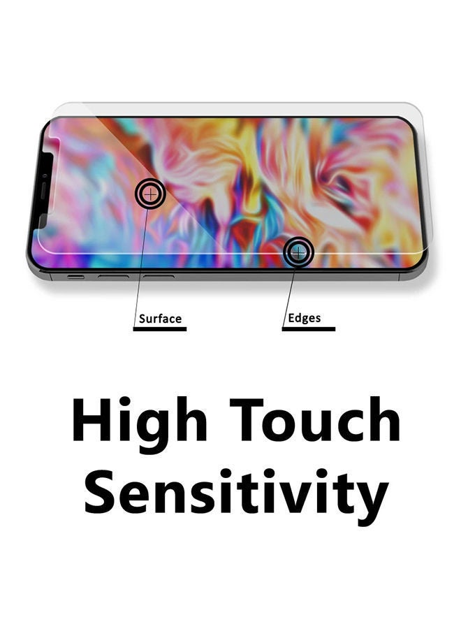 NIBEMINENT iPhone 12/12 Pro Tempered Glass Screen Protector for Apple Clear  - Image 3