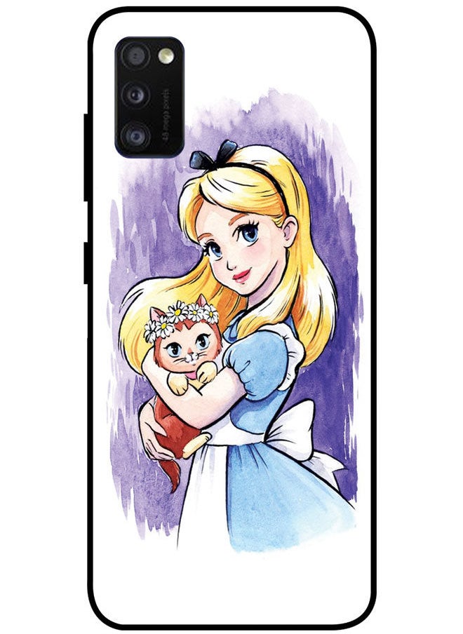 EYE CATCH Protective Case Cover For Samsung Galaxy A41 Smart Series Printed Protective Case Cover for Samsung A41 Alice and Dinah  - Image 1