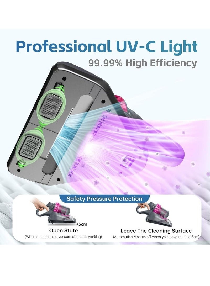 TIGER Cordless 5-in-1 Lightweight Stick Vacuum Cleaner – Rechargeable Handheld Vacuum with Powerful Suction, Mop Function, Mite Remover, Dust Brush & Car Vacuum – 260ML Water Tank, 3-Speed Settings, Visible Dust Cup – Portable Cleaning Solution for Home & Auto Use - Image 4