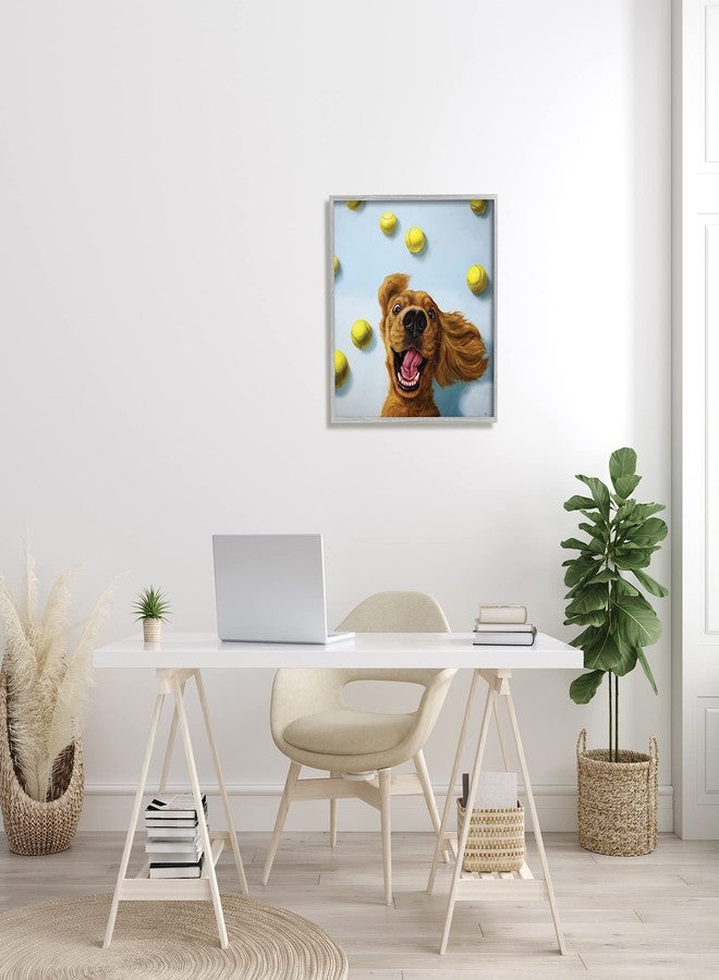 Stupell Industries Happy Smiling Pet Dog with Yellow Tennis Balls - Image 2