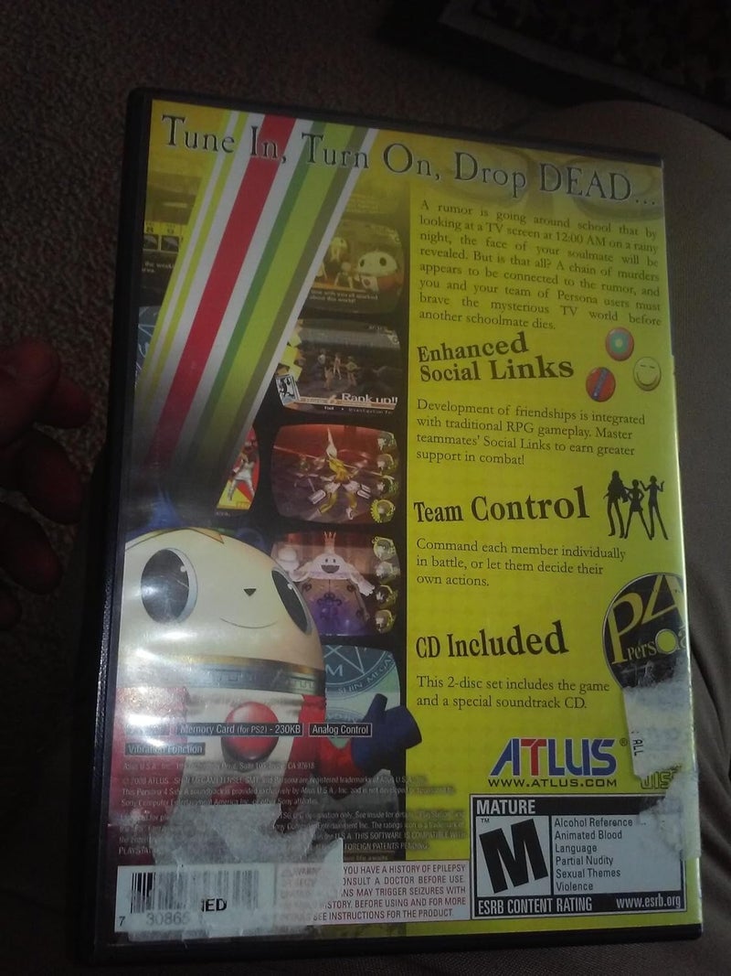 Atlus Shin Megami Tensei: Persona 4 - PlayStation 2 with Bonus Soundtrack CD - Image 2