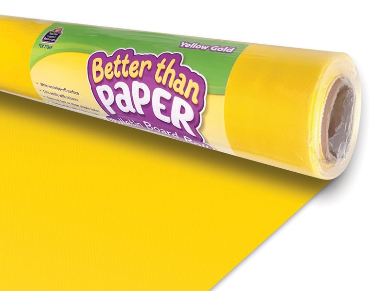 Teacher Created Resources Yellow Gold Better Than Paper Bulletin Board Roll (TCR77369) - Image 1