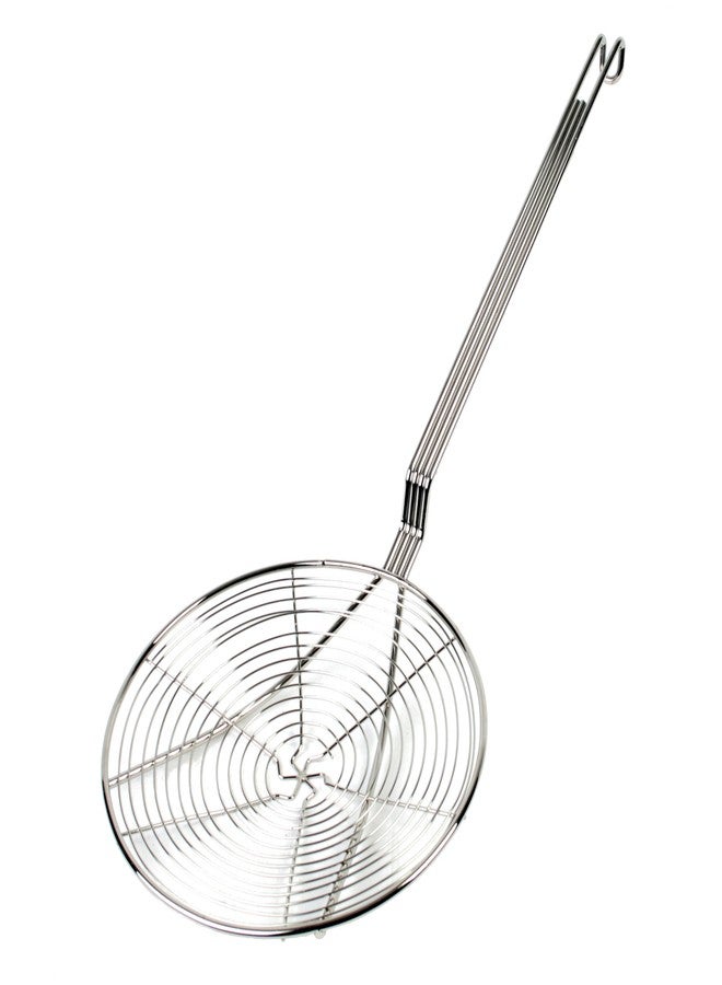 Thunder Group Nickel Plated Spiral Wire Skimmer, 9-Inch - Image 1