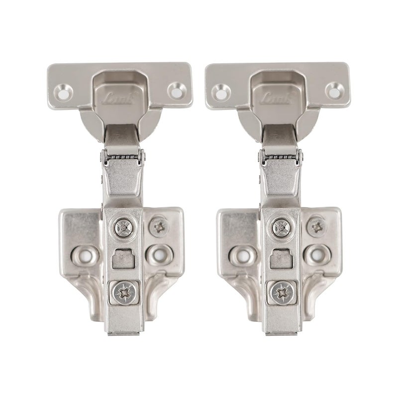 Link Cabinet Hinge Soft Close 3D Plate Half Overlay 8 Crank - Image 1