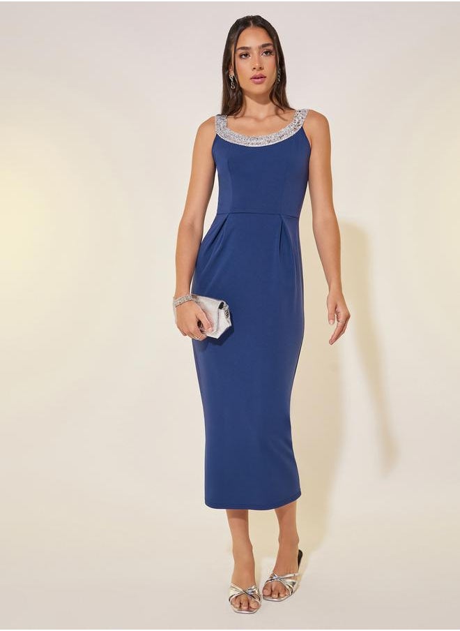Take Two Embellished Sheath Dress  - Image 2
