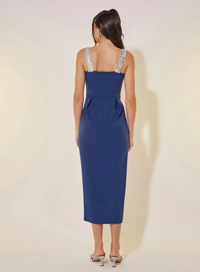 Take Two Embellished Sheath Dress