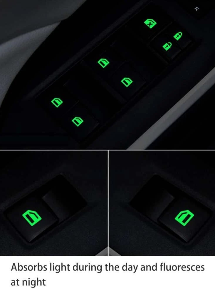 Car Window Switch Sticker, Fluorescent Light - Image 2