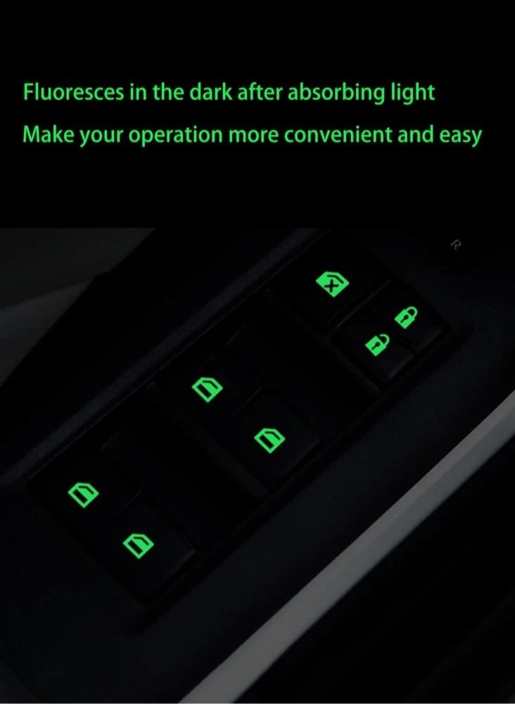 Car Window Switch Sticker, Fluorescent Light - Image 3