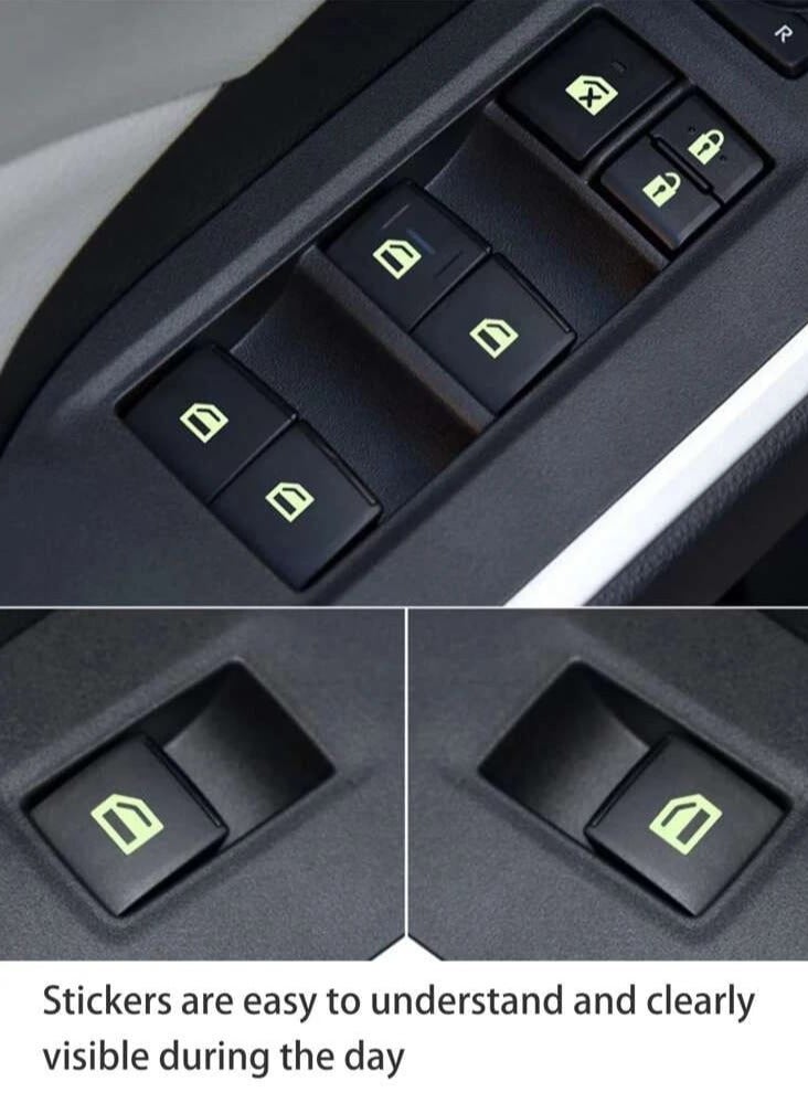 Car Window Switch Sticker, Fluorescent Light - Image 4