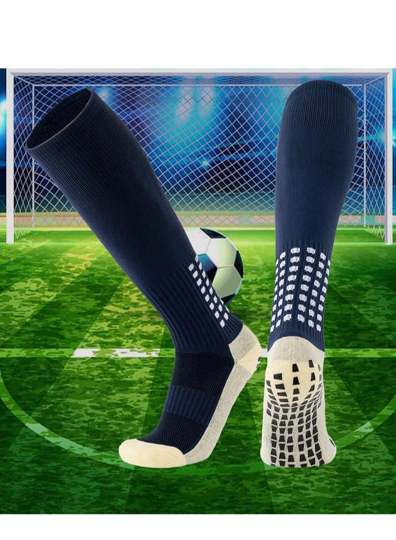 Generic Adult Men's Skid proof Soccer and Basketball Socks,Black  - Image 3