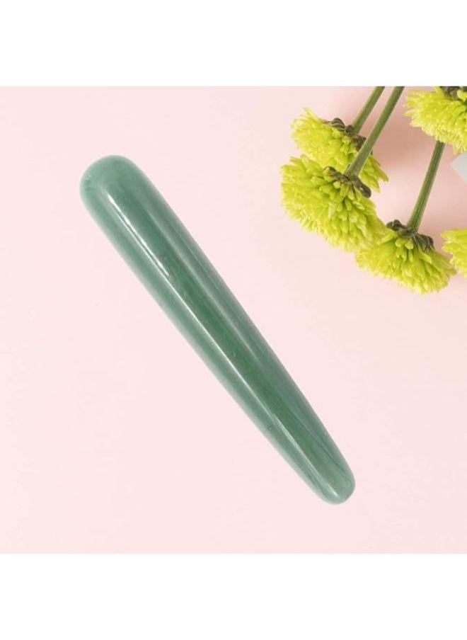 EasyLife Jade Massage Stone Anti Aging Facial Massager Crystal Massaging Scraping Tool for Face Puffiness Pain Relief  - Image 2