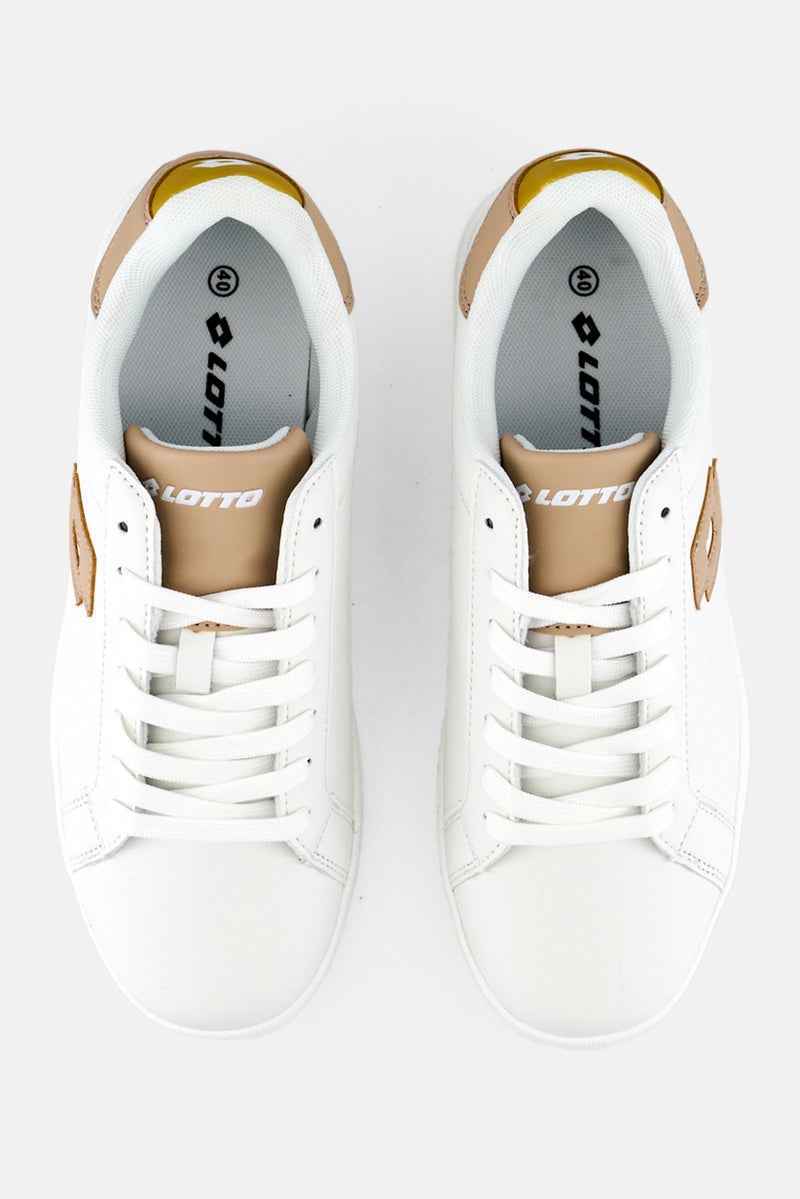 LOTTO أحذية نسائية خارجية مزودة بأربطة، بيضاء - Image 4