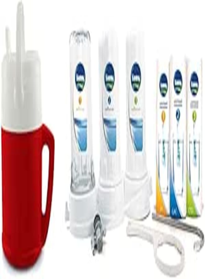 Tank Extra Pure 3-Stage Tapped Water Filter with Cartridges and Ice Tank, 2.5 Liters