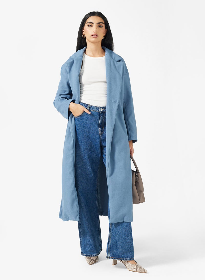 ايلا معطف متوسط الطول بياقة مطوية - Image 4