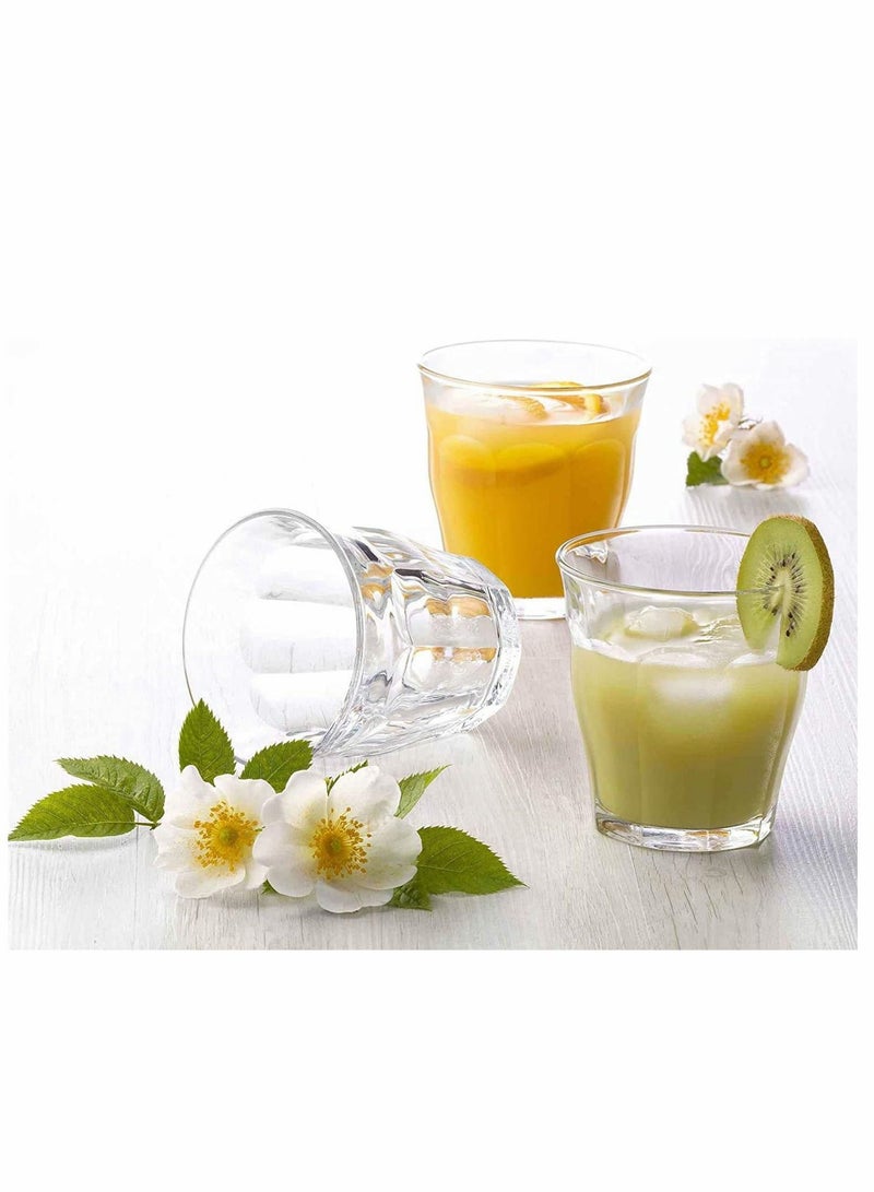 Y&D Glass Espresso Cups 2 Pack 90ml Drinking Glasses - Clear Glass Juice Glasses Water Coffee Camping Portable Cup  - Image 4