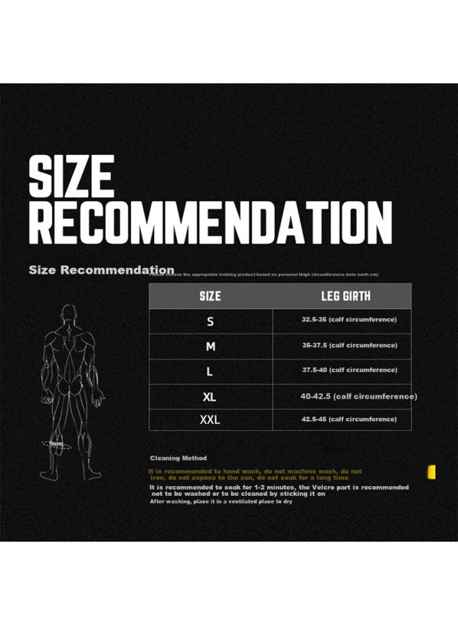 Gingpai Sport Knee Brace For Men, Squat Equipment Training, Compression Fitness Strength Leg Exercises, Powerlifter Knee Wrap, Black, Size L - Image 1