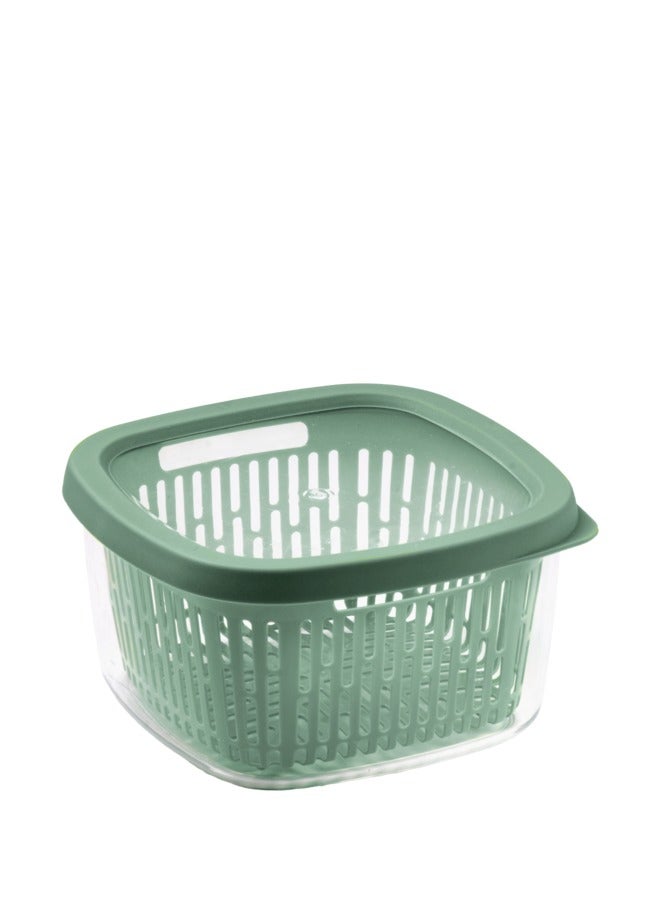 Snips Space Saving Compact Aroma Keeper Green and Clear 1.5 L 000766 - Image 4