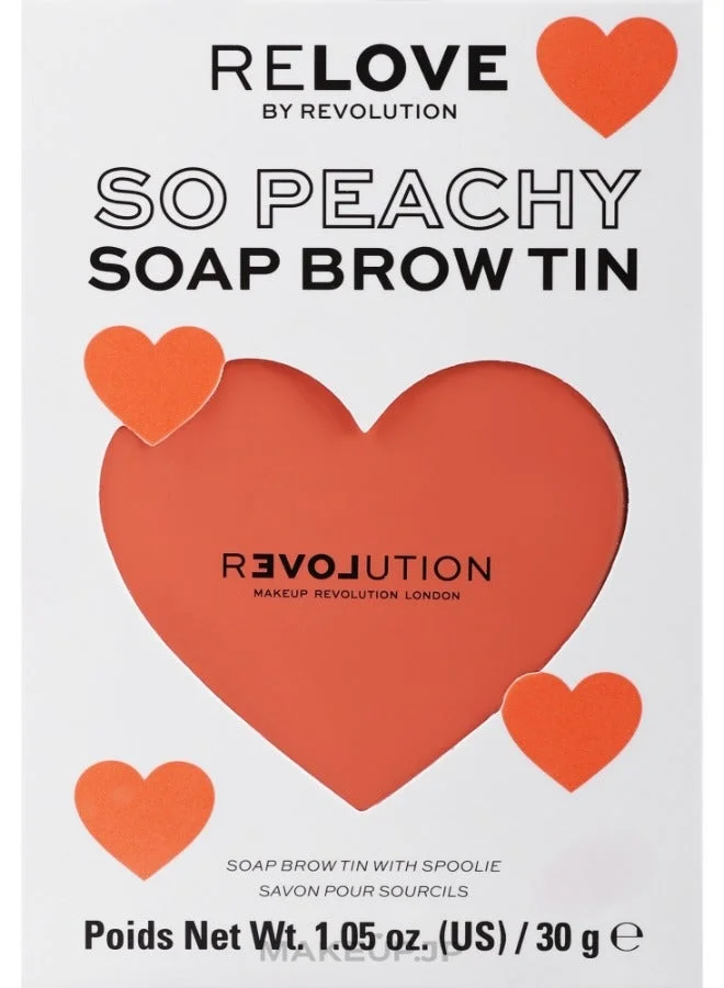 Revolution So Peachy Soap Brow Tin - Poids Net Wt. 1.05 oz. (US) / 30 g