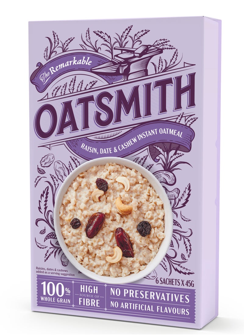 OATSMITH RAISIN,DATE & CASHEW INSTANT OATMEAL 270G  - Image 2