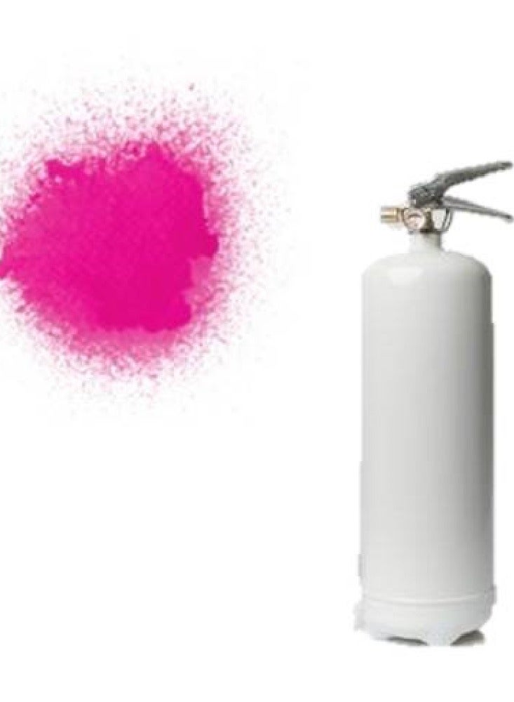 TOTA Gender Reveal 1 kg powder smoke color blaster pink in white cylinder - Image 1