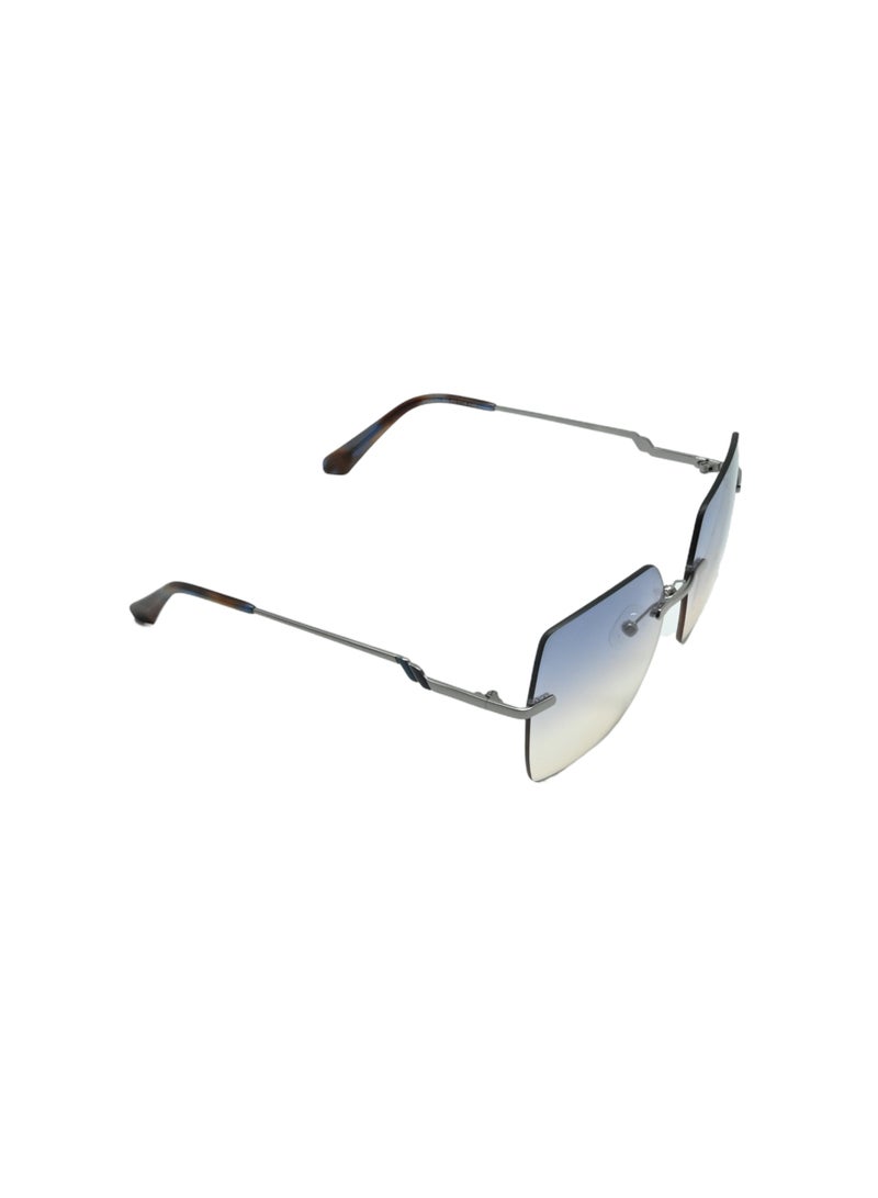 DLS Sunglasses for men and women - Oversized Metal Frame with UV protacted lenses multipurpose use (MS9001-C3) - Image 4