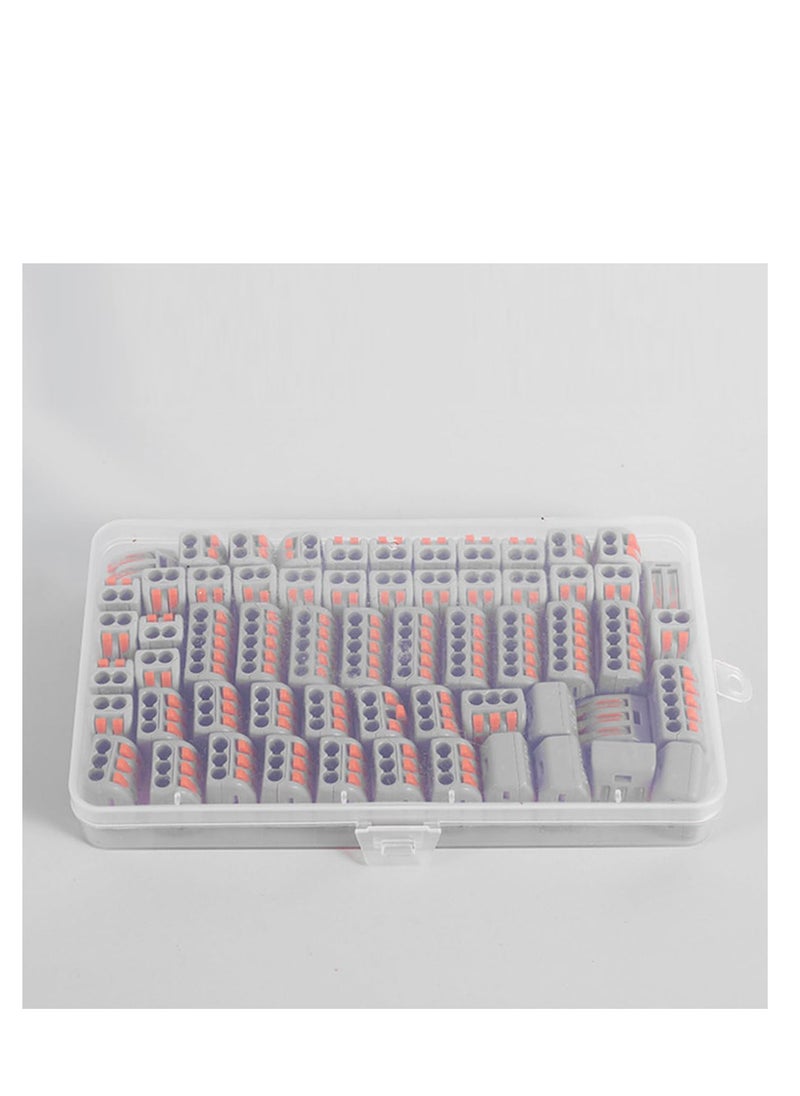 ECVV ECVV 60PCS Lever Wire Connectors, Electrical Connector Conductor Compact Wire Connector for Quick Connect (30*PCT-212, 20*PCT-213,10*PCT-215)  - Image 5