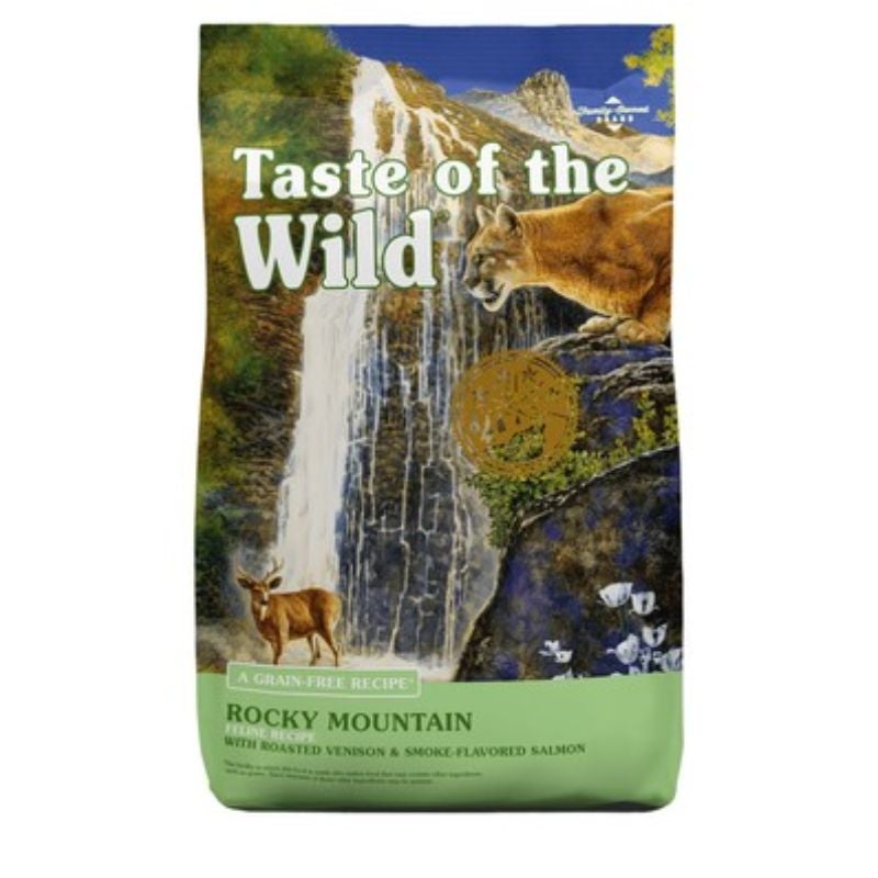 Taste of the Wild Rocky Mountain Dry Cat Food with Roasted Venison & Smoked Salmon , 2 kg
