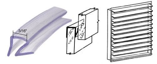 CRL Clear Jalousie and Louver Slat Vinyl - 100 ft - Image 3