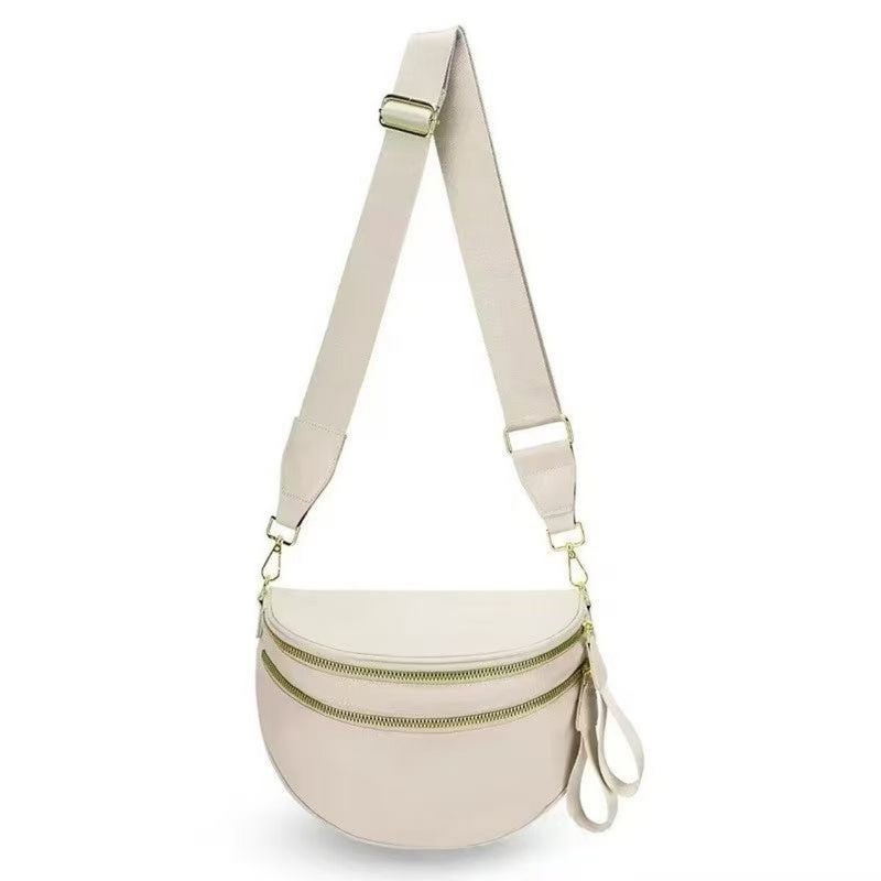 Women's Checkered Crossbody Waist Pack - Lightweight Polyester Belt Bag - Image 5
