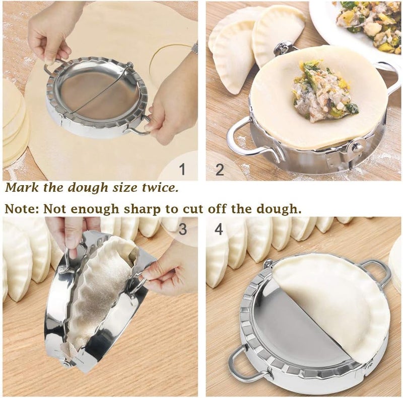PAMISO Large Empanada Maker, 6.4 inch Stainless Steel Empanada Press, Meat Pocket Pie - Image 4
