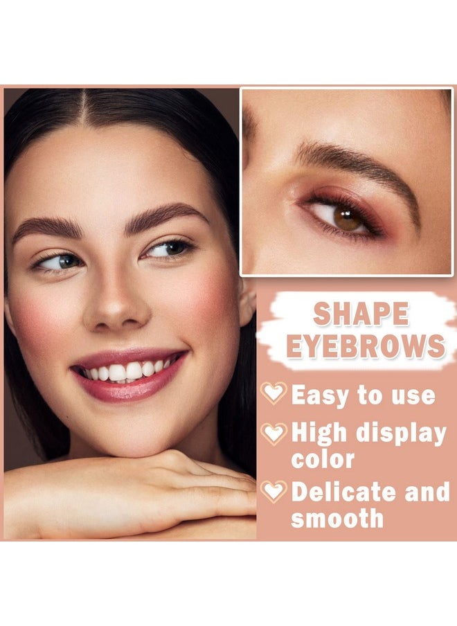 IONSGAKO - Eyebrow Pomade Brow Gel Pomade,Long Lasting Waterproof and Enhancers Eyebrow Soft Smooth,Eyebrow Makeup Gel with Eyebrow Brush for Girls and Women-Dark Brown - Image 1