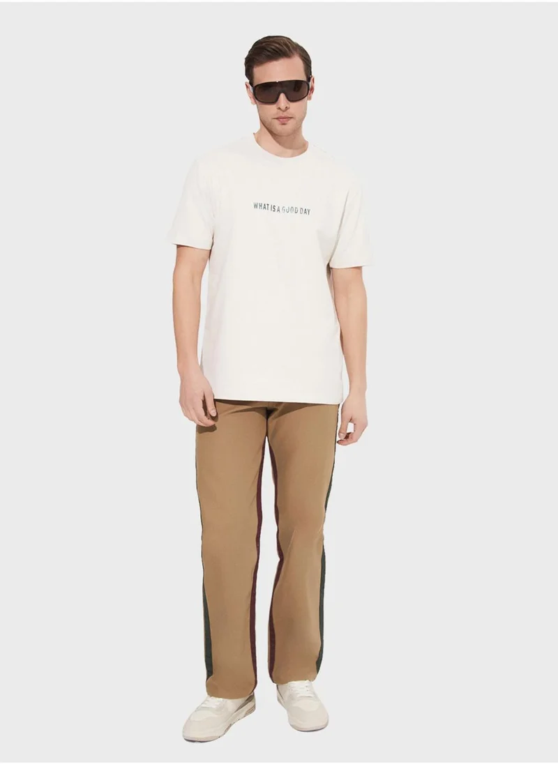 JUNE Printed Crew Neck T-Shirt
