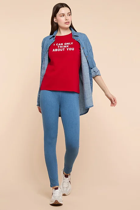 R&B Typography Print T-Shirt with Crew Neck and Short Sleeves