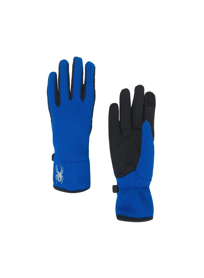 سبايدر قفازات سبايدر النسائية بانديتا سترايك، لون البحر التركي/أسود/أسود، مقاس صغير جدًا - Image 1