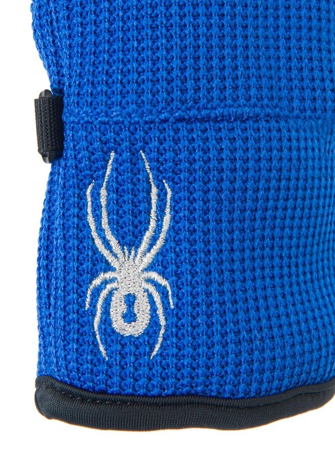 سبايدر قفازات سبايدر النسائية بانديتا سترايك، لون البحر التركي/أسود/أسود، مقاس صغير جدًا - Image 3