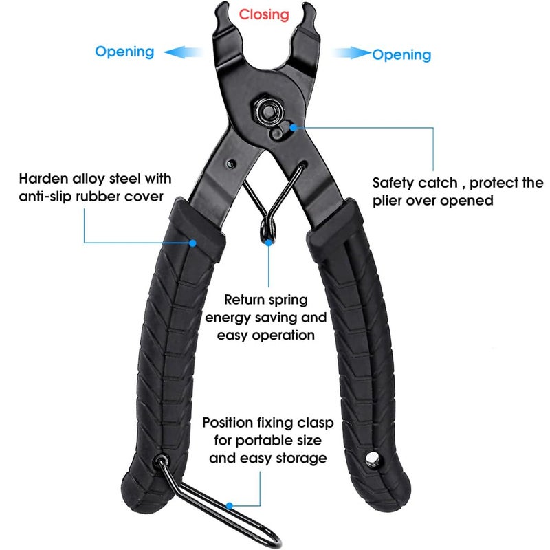 Serplex ® Bike Link Plier 2-in-1 for Opener Closer, Chain Installation Remover Tool Universal Compatible with All Speed Chains 3PCS - Image 3