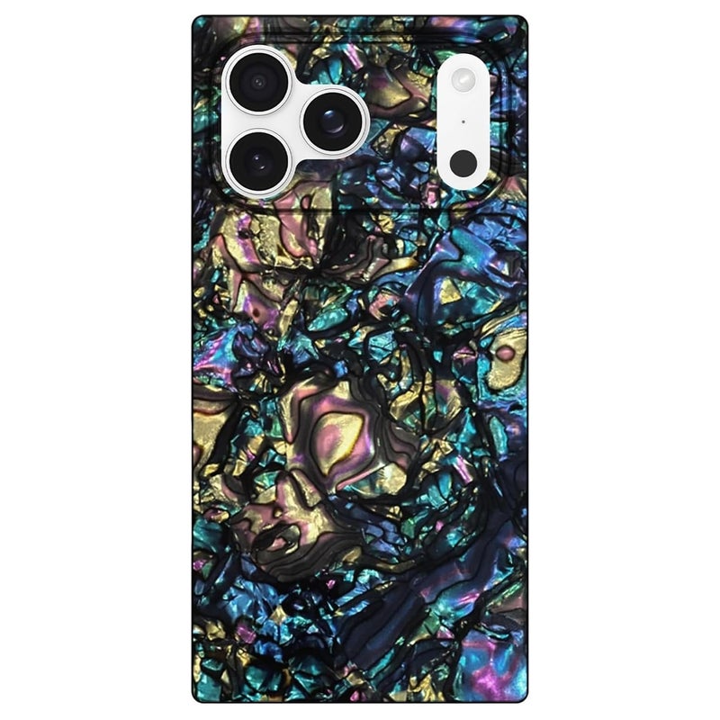 Flaunt Official Square Protective Case - Compatible with iPhone 17 Pro Max - Compatible with MagSafe & Wireless Charging - Drop-Tested & Shockproof - (Abalone Shell) - Image 1
