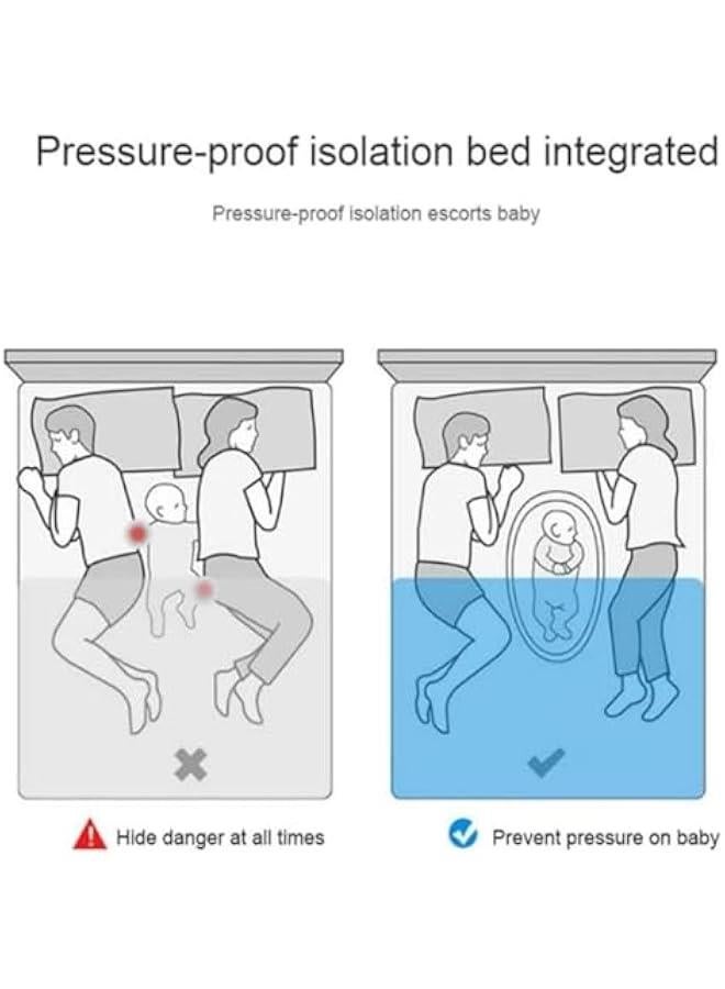 هوكور اي بين كرسي استرخاء للاطفال حديثي الولادة، مصنوع من القطن الناعم بنسبة 100% وحشو بالفايبر جيد التهوية، مقعد ارضي محمول للرضع للاستخدام الداخلي والخارجي (تاج) - Image 5