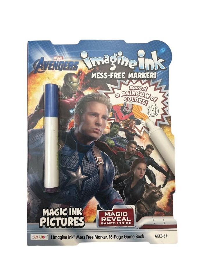 Marvel Avengers- Magic Ink Coloring and Activity Book