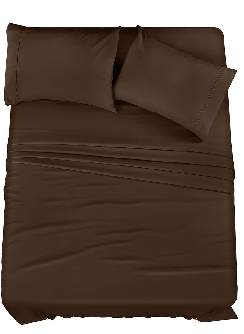 Generic Fitted Bed Sheet Set - 3 Piece - Soft Microfiber - Shrinkage and Fade Resistant - Easy Care - Bed Sheet - Bed Sheet - Bed Cover - Bed Sheets  - Image 1