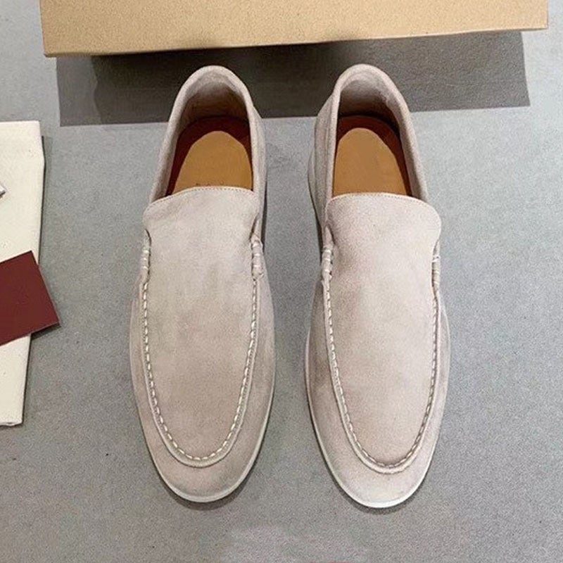 Women'S Shoes 2023 New Leather Flat Lazy Shoes Casual Shoes All-Match Loafers Women'S British Single-Layer Shoes Men'S Shoes - Image 3