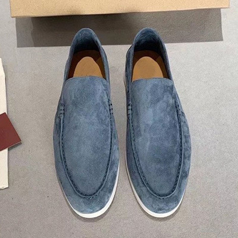 Women'S Shoes 2023 New Leather Flat Lazy Shoes Casual Shoes All-Match Loafers Women'S British Single-Layer Shoes Men'S Shoes - Image 5